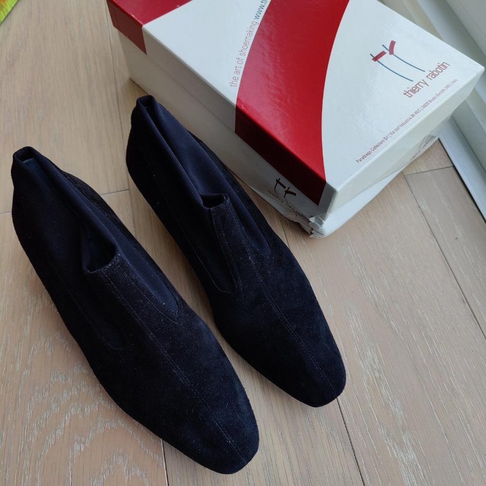 Thierry  Rabotin Black suede Shoes Women Size 6.5 (EU 37) Excellent